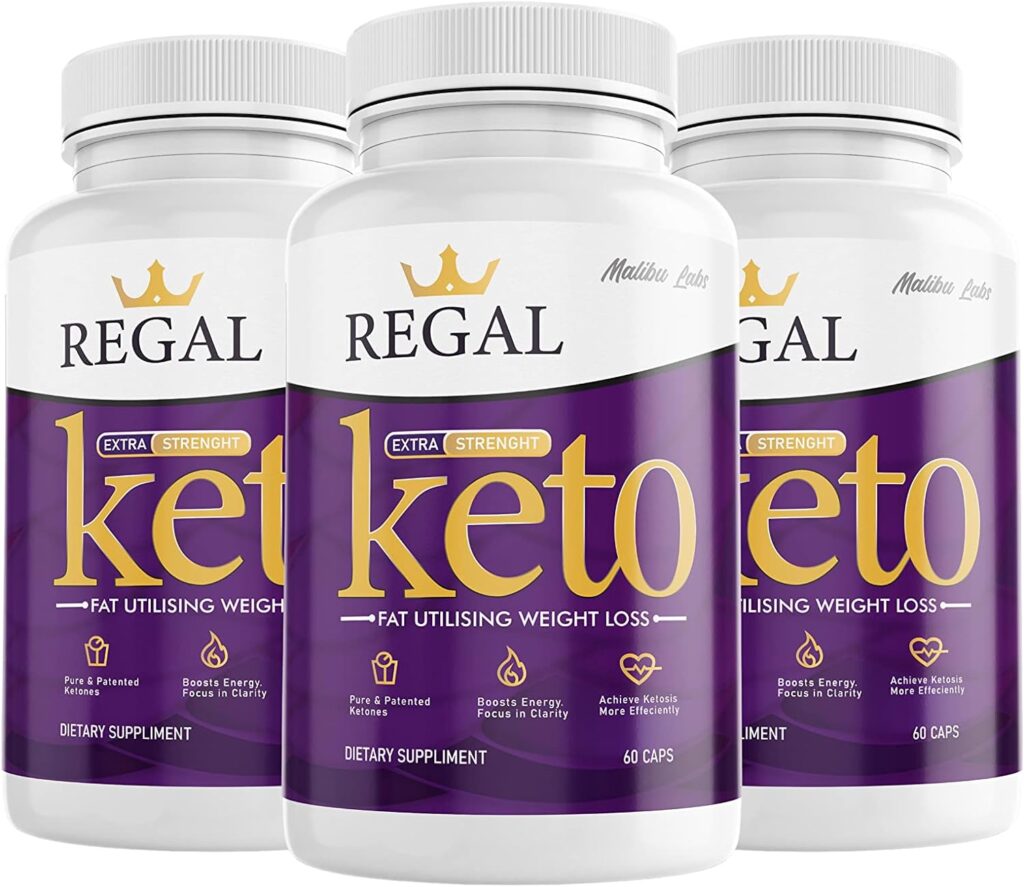 (3 Pack) Regal Keto, Strong Advanced Formula 1300mg, Made in The USA, (3 Bottle Pack), 90 Day Supply