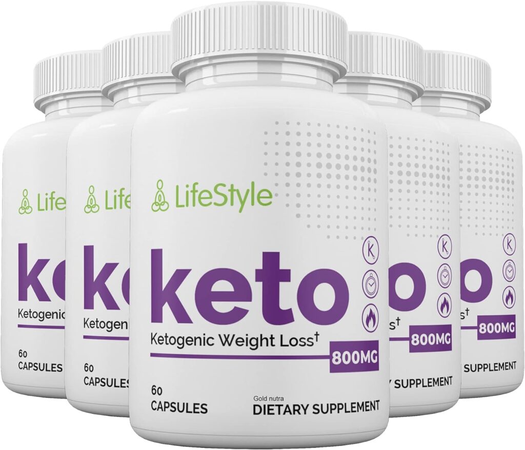 Gold Nutra (5 Pack) Lifestyle Keto Pills, Official Lifestyle Keto, Max Strength, Made in USA, 5 Month Supply