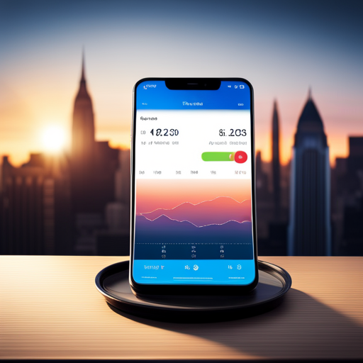 An image showcasing a smartphone screen displaying a sleek weight loss app interface