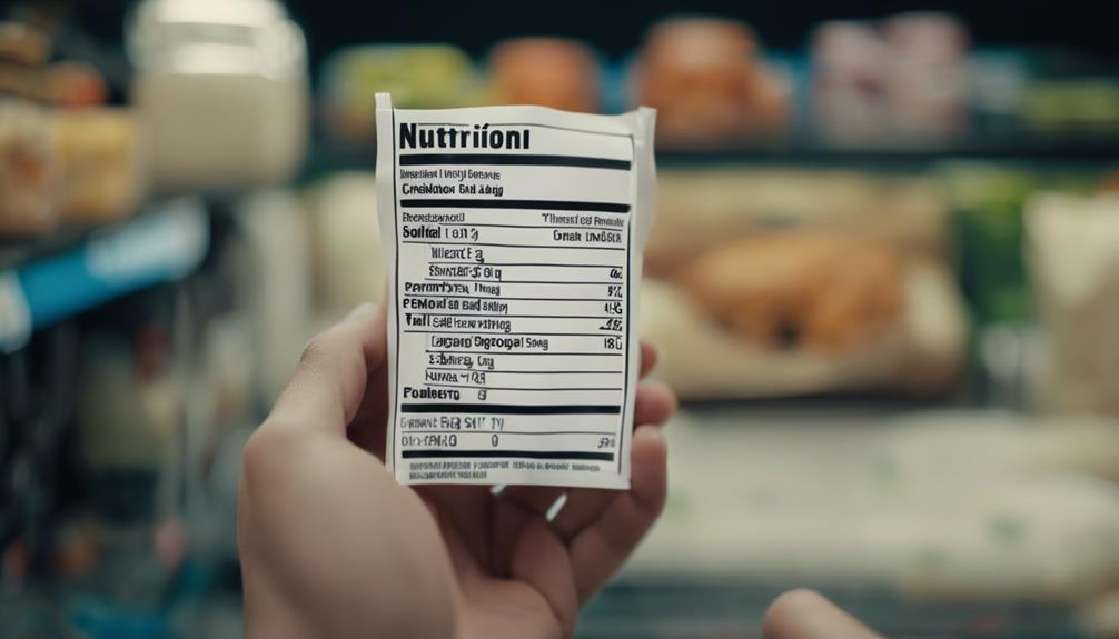 decoding food label information