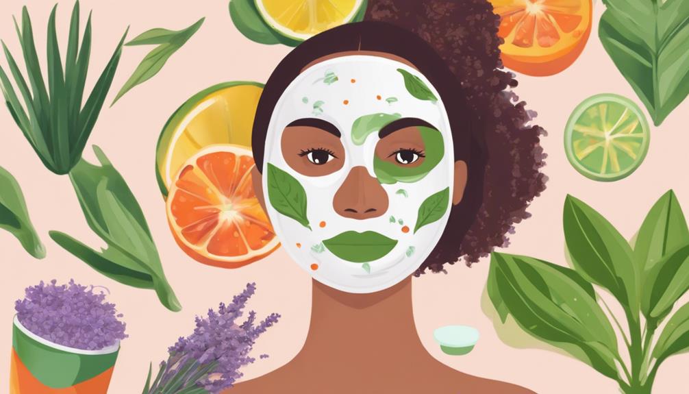 natural skincare with plants