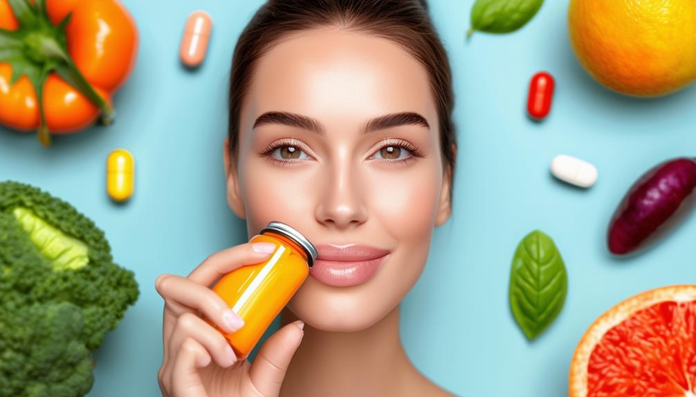 radiant skin with vitamins