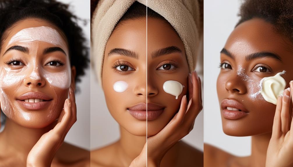 skin care product selection