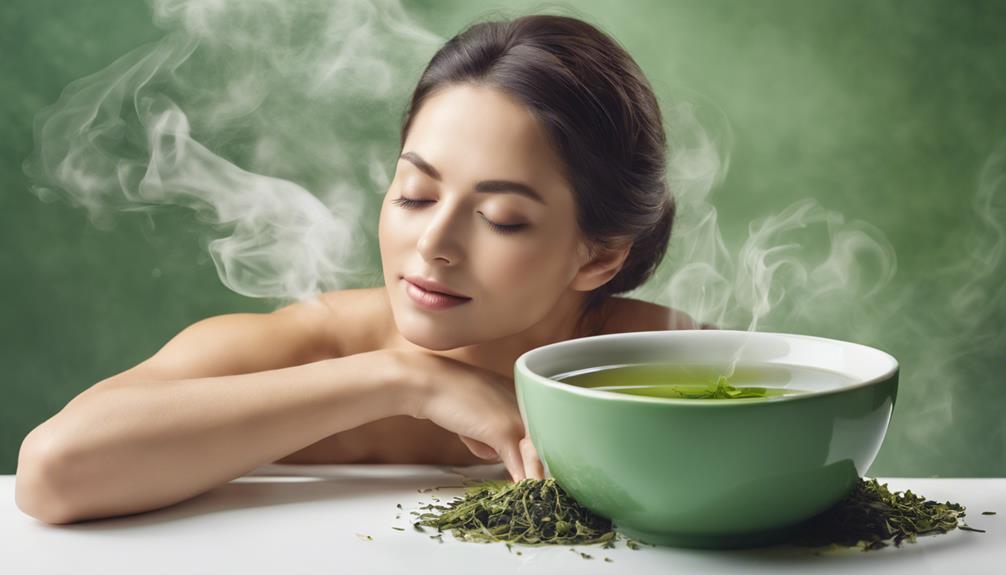 detoxify with green tea