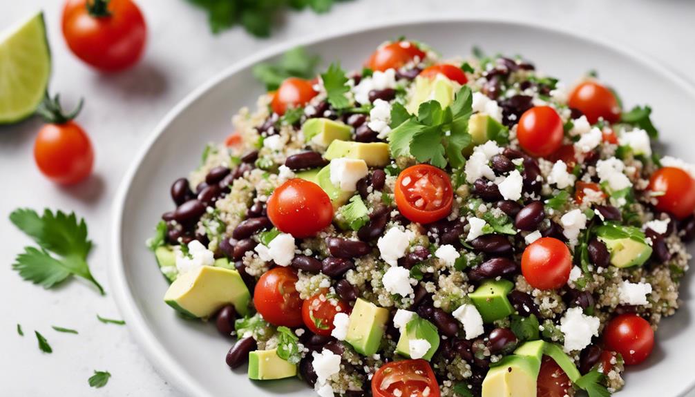 healthy and flavorful vegetarian salad