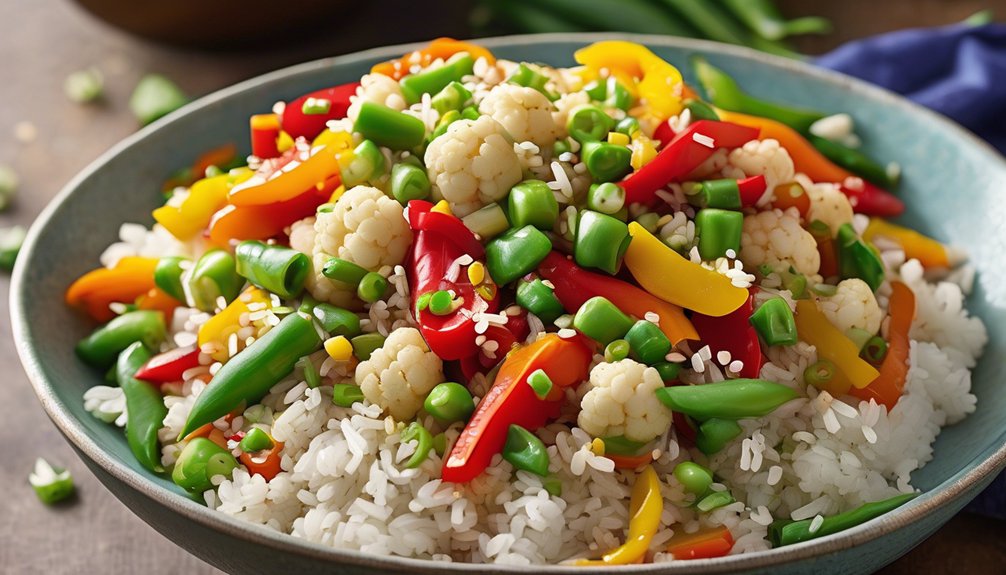 cauliflower rice stir fry recipe
