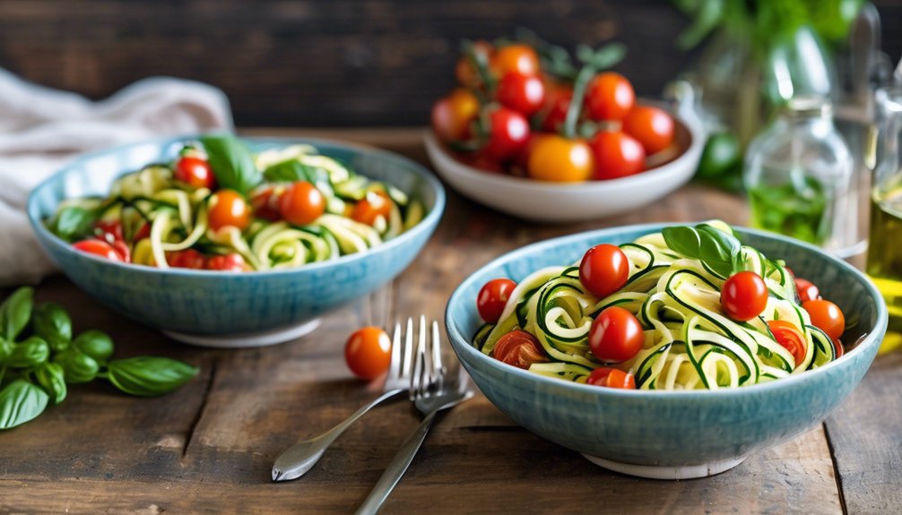 choose zucchini noodles instead