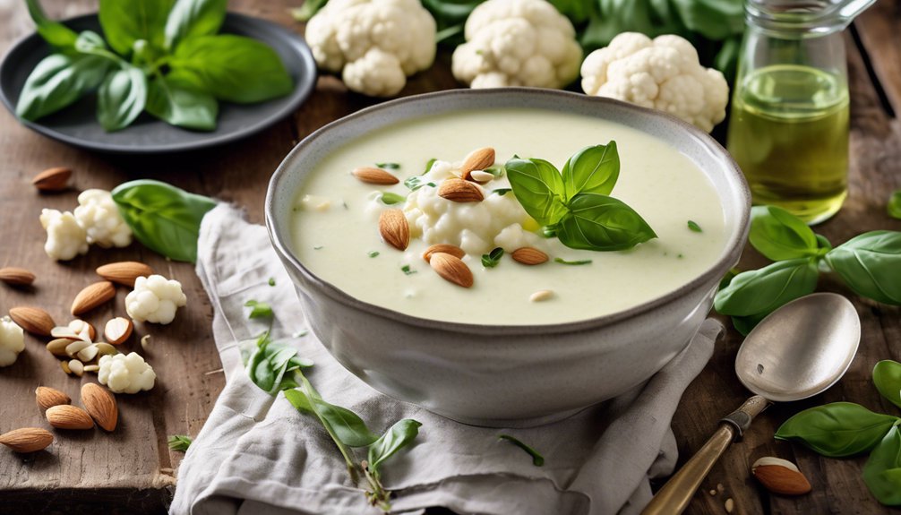creamy cauliflower soup recipe