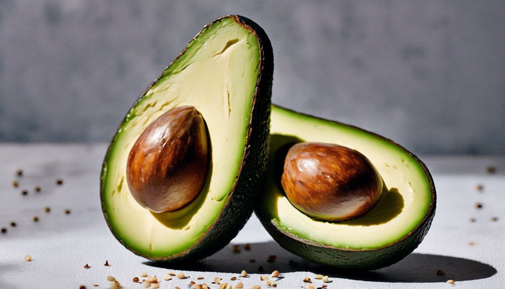creamy nutritious green fruit