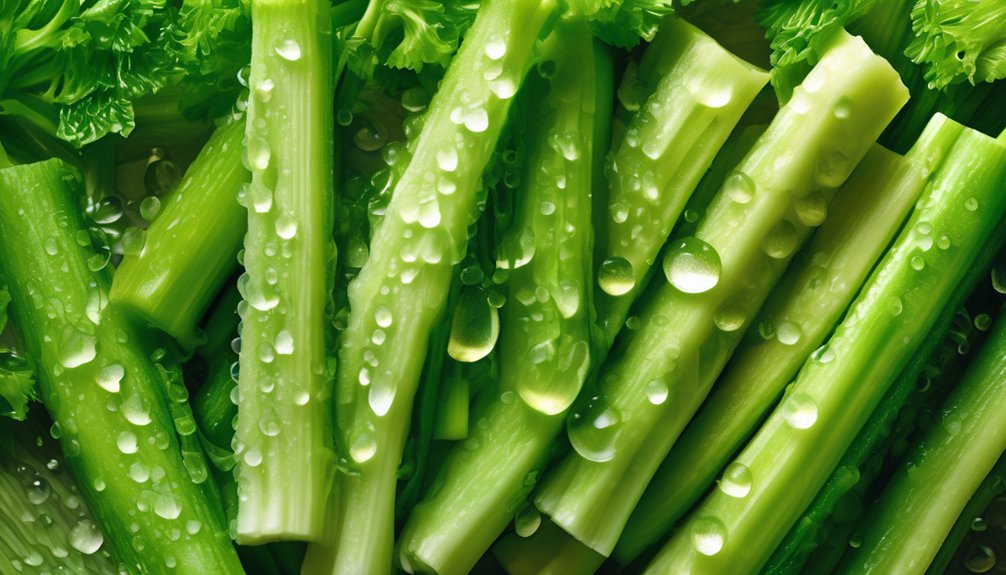 crunchy hydrating celery snack