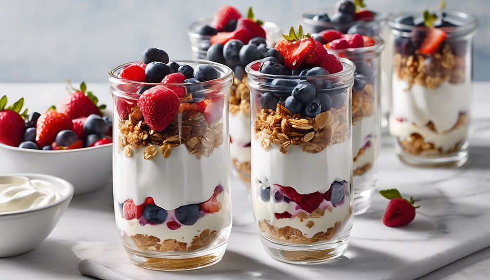 delicious layered yogurt dessert