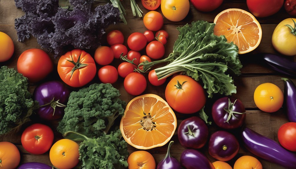 fresh fruits and vegetables