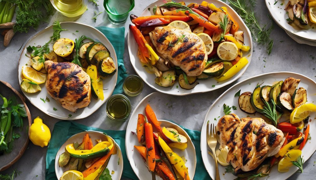 grilled chicken with lemon herbs