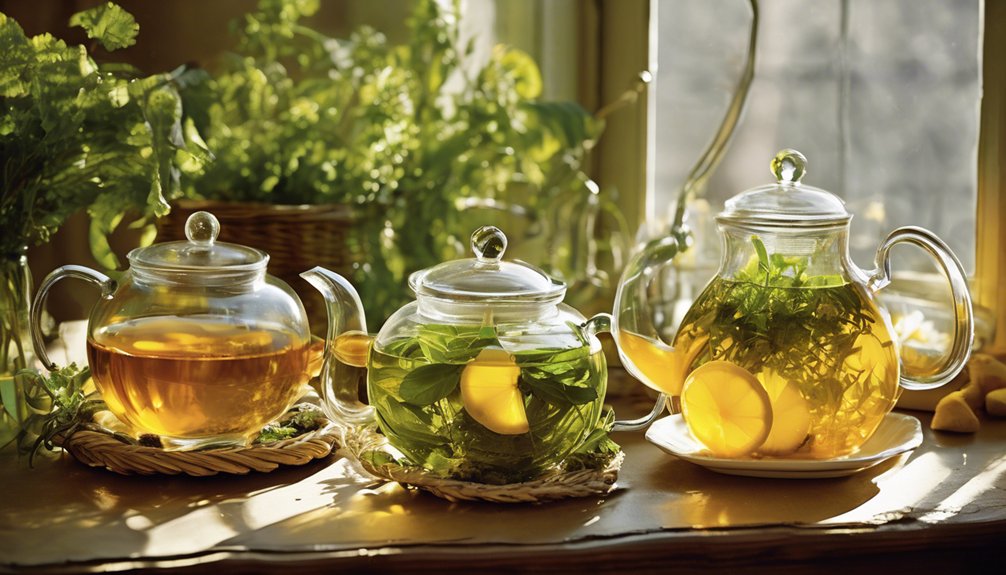 natural detox with herbal teas