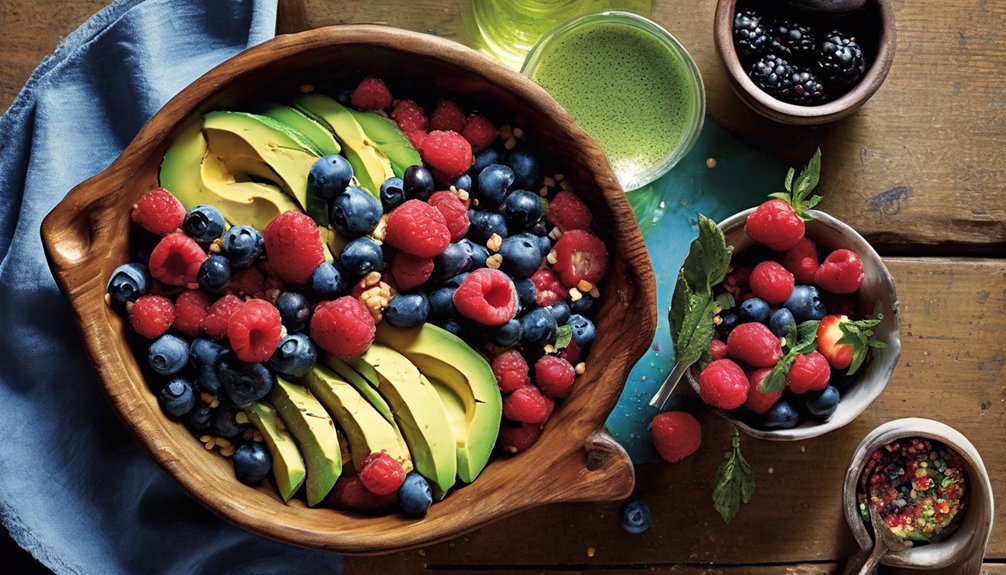 nutrient rich foods selection