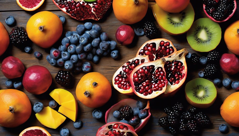vibrant fruits full antioxidants