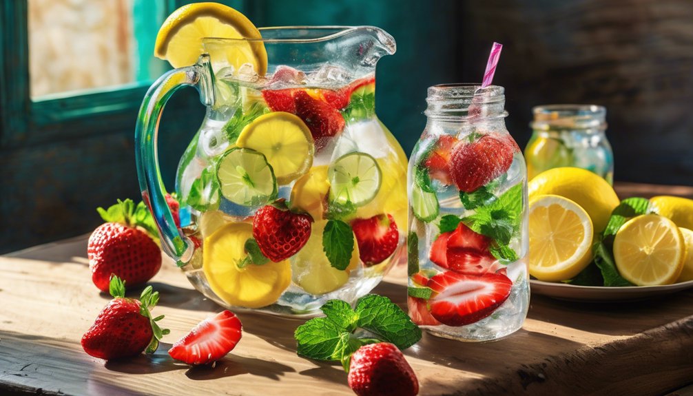 infused water instead sugary