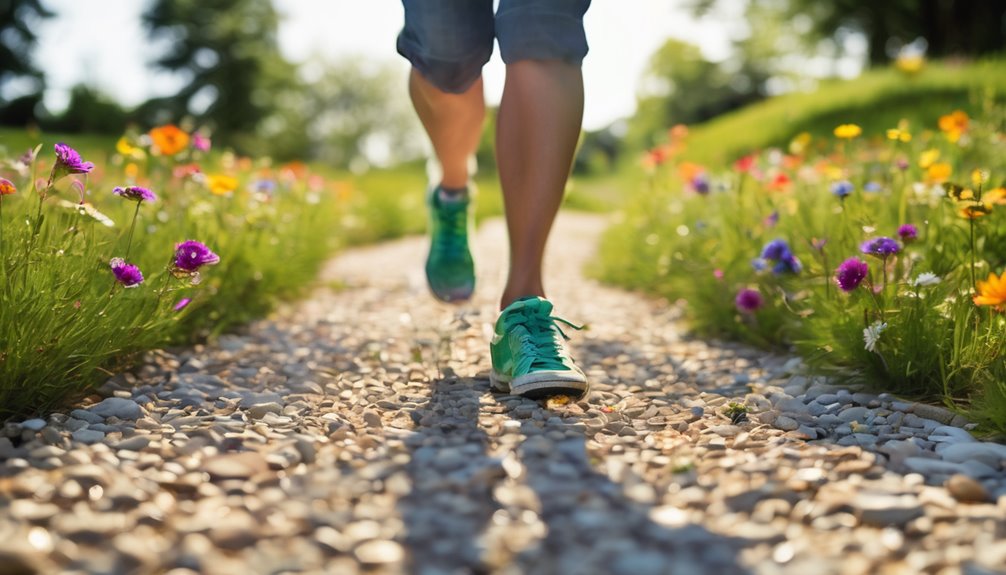 stay engaged walk regularly