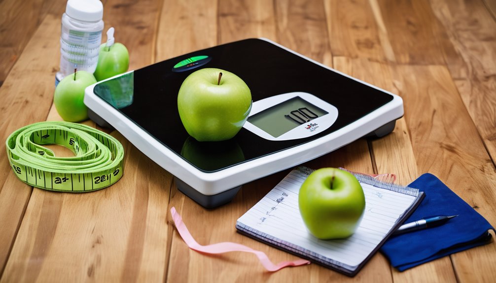 tracking weight loss progress