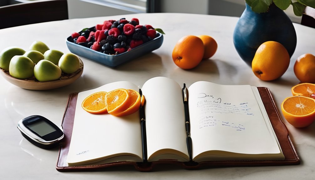 consistent food diary habits