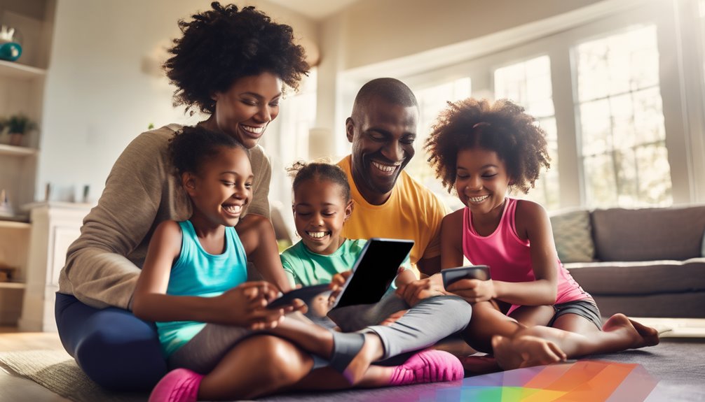 family fitness tracking tools