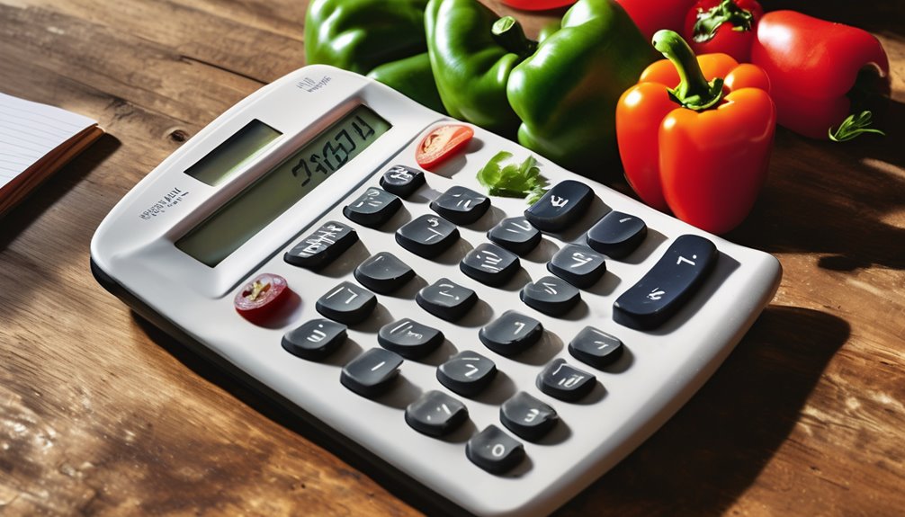 grocery budget calculator selection