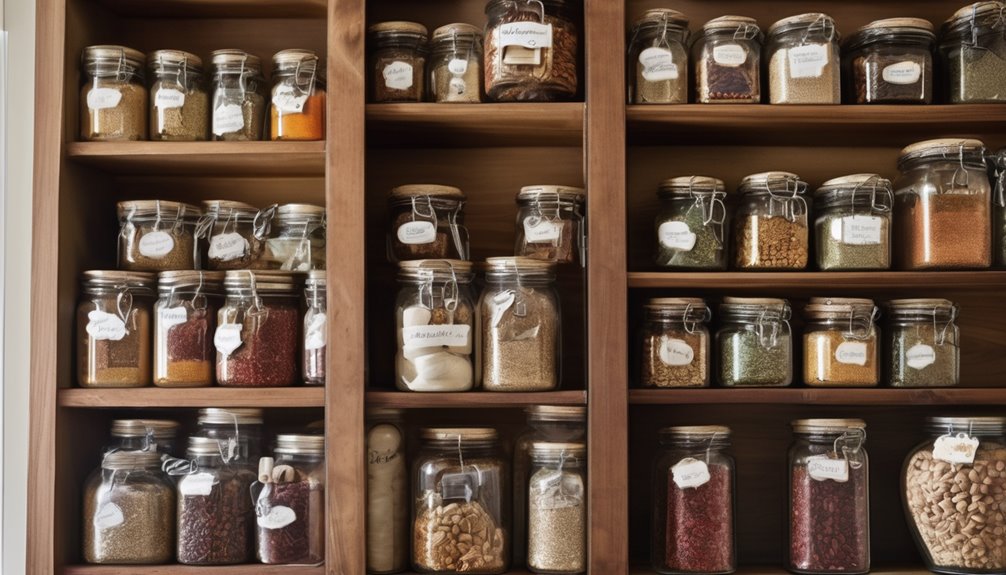 mindful pantry organization promotes health