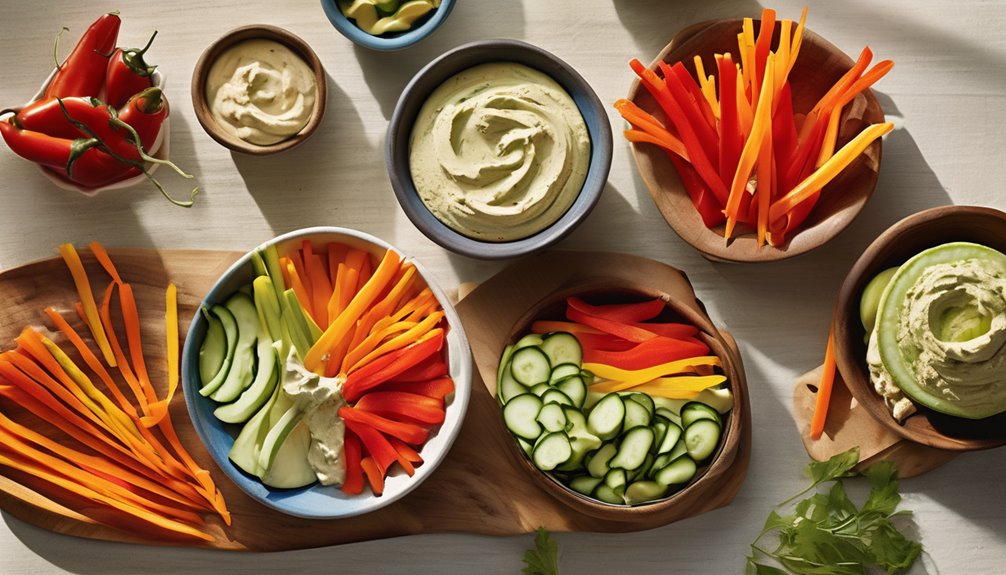 nutritious veggie dips delight