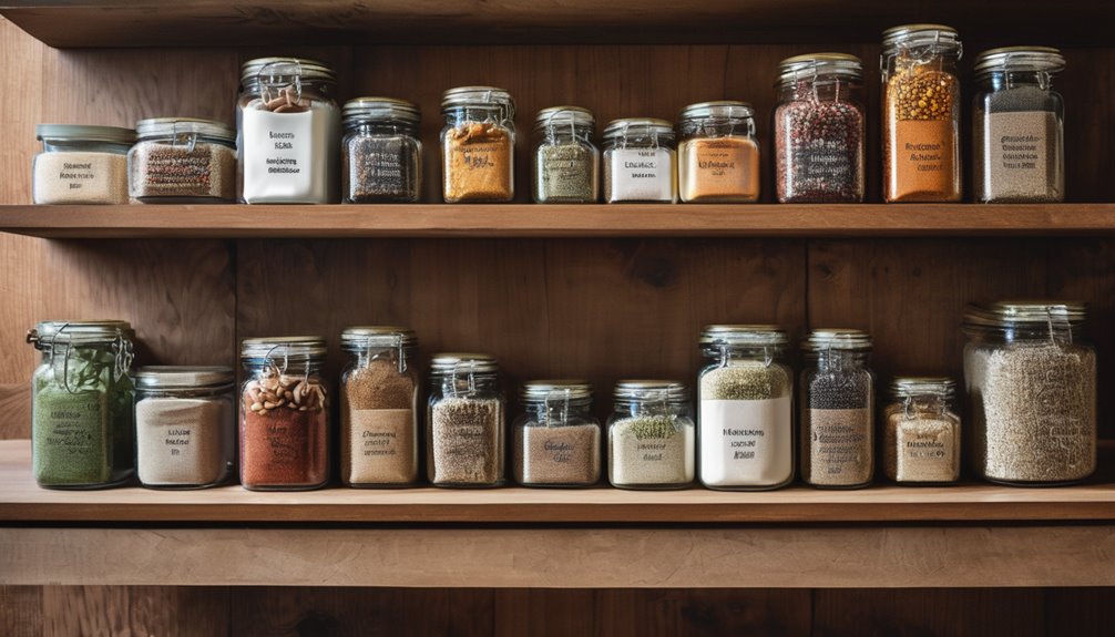 stylish functional pantry organization